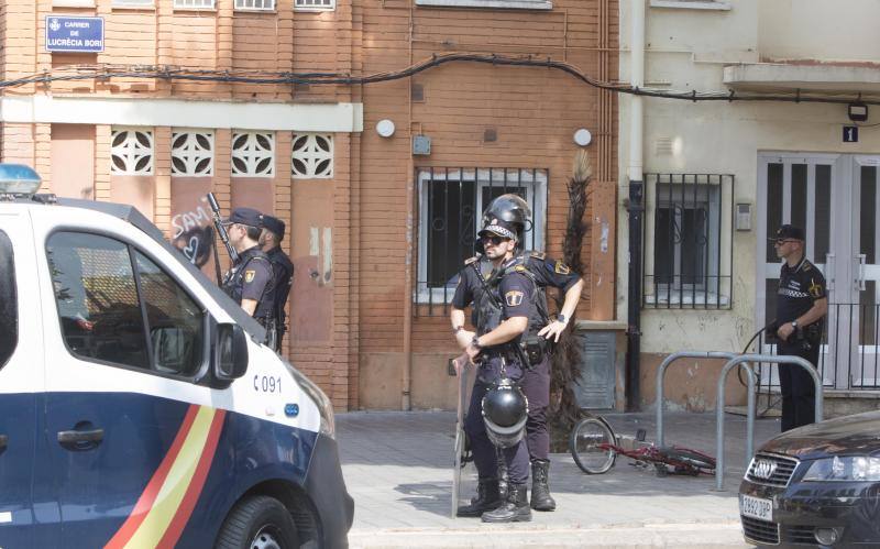 Operación antidroga en la Fuensanta