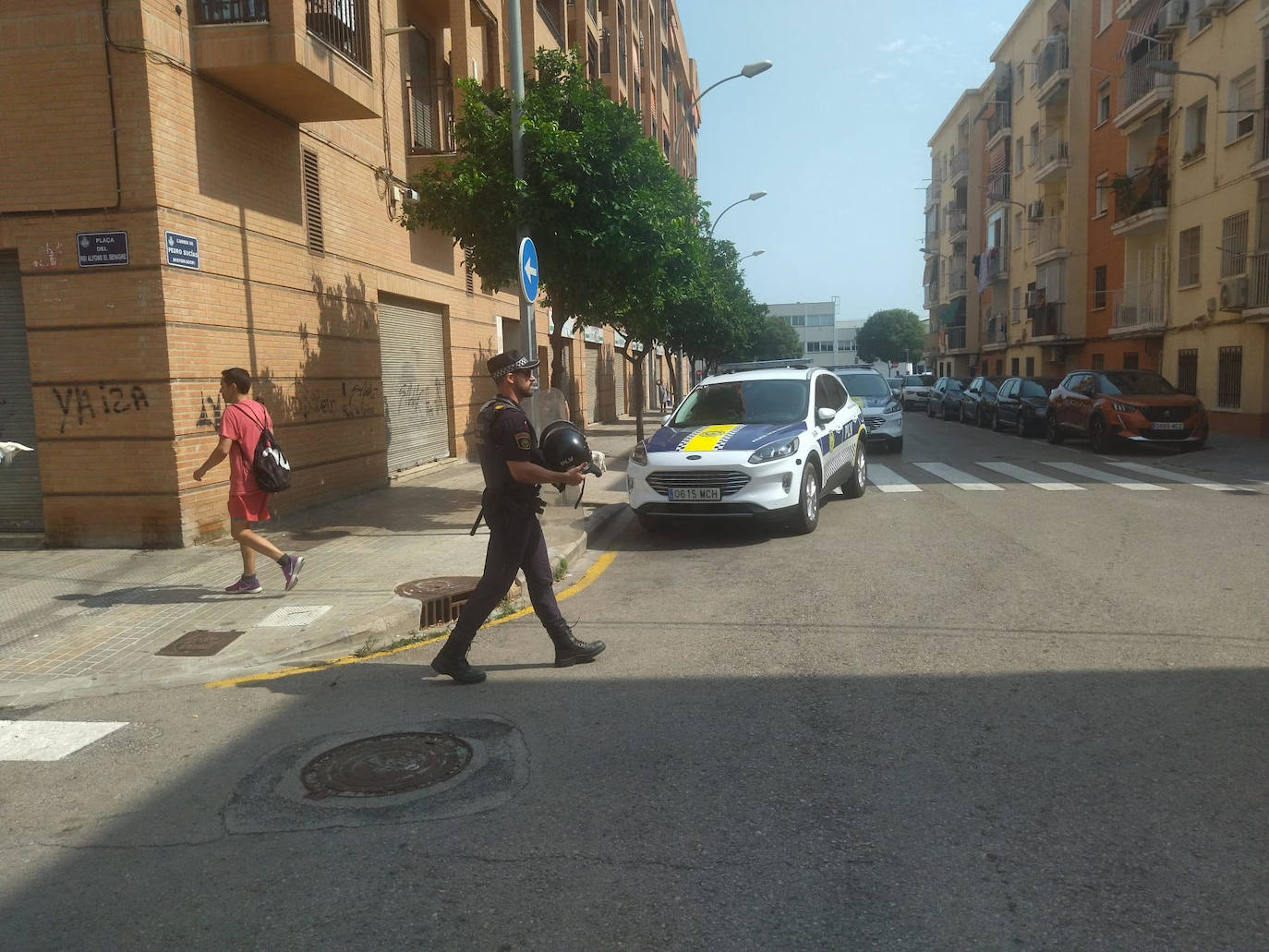 Operación antidroga en la Fuensanta