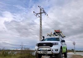 i-DE, la empresa distribuidora del grupo Iberdrola, trabaja adaptando las líneas eléctricas para prevenir posibles incidentes