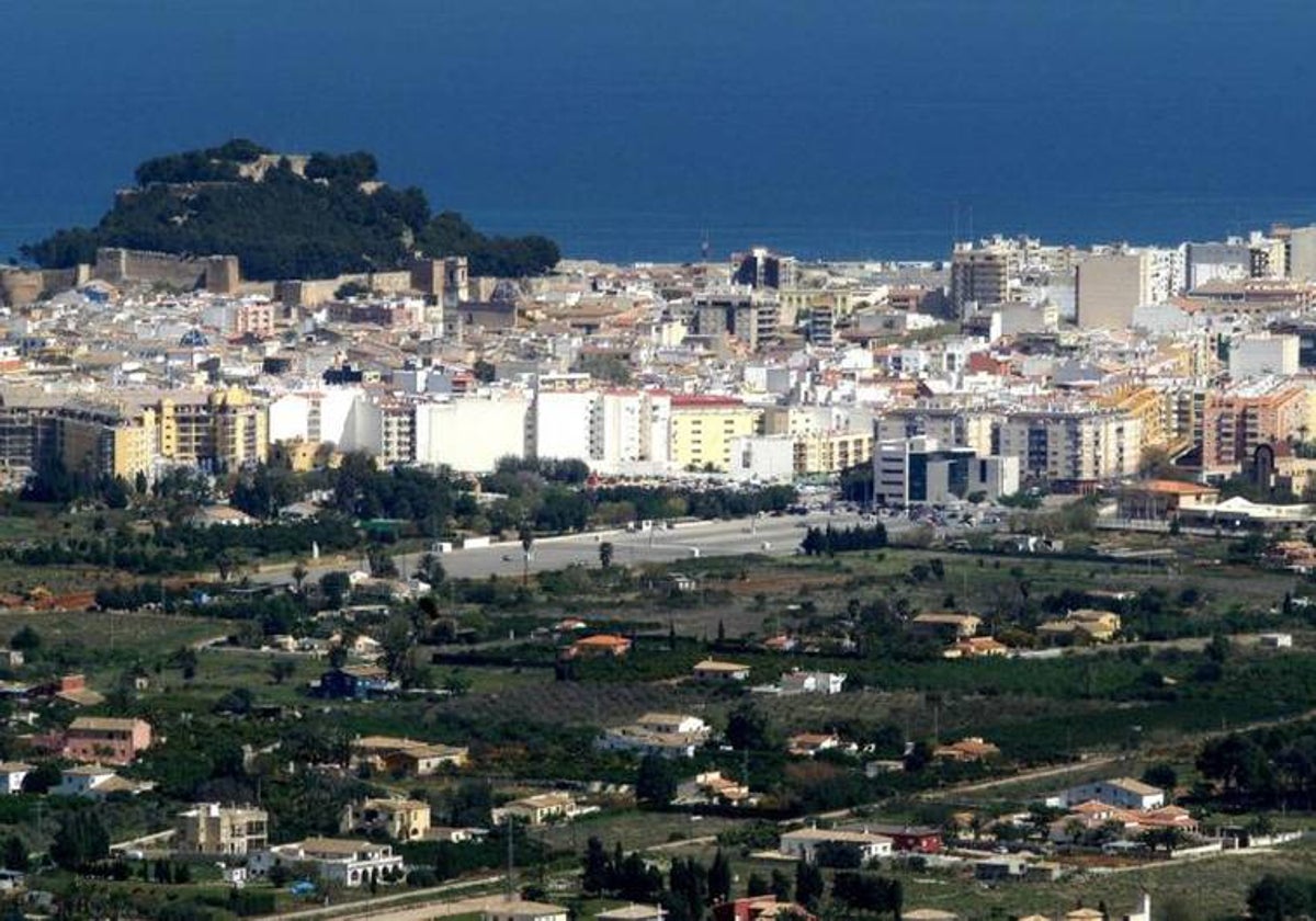 Vista panorámica de Dénia.