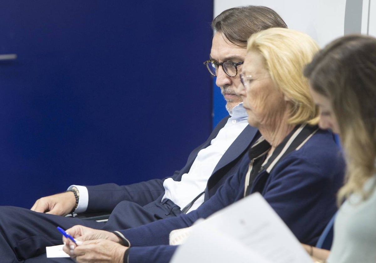 Quico Catalán, durante la reunión del Patronato del Levante.