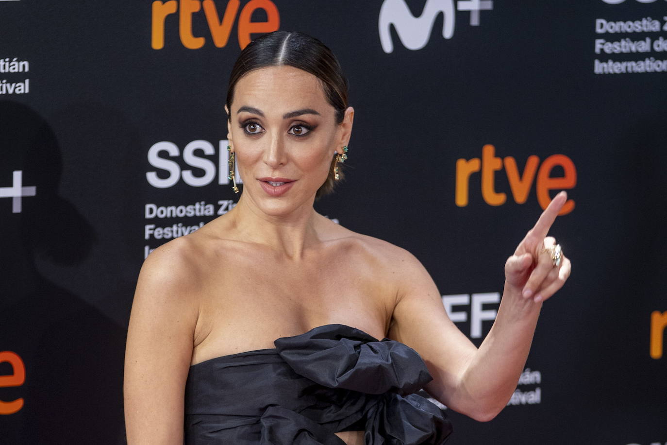 Tamara Falcó en el Festival de Cine de San Sebastián.