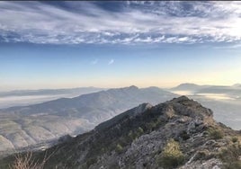 Vistas de la maravillosa Sierra de Mariola.