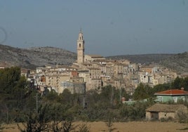 Vista del centro histórico de Bocairent.