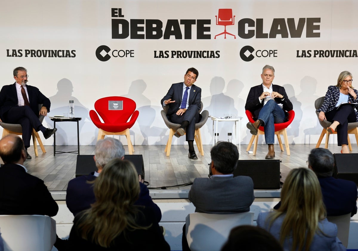 Imagen de 'El debate clave' de COPE y LAS PROVINCIAS con la silla vacía de Puig.