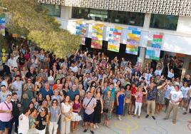 Momento de la octava edición de la 'Nit de les Cooperatives Valencianes d'Ensenyament'.