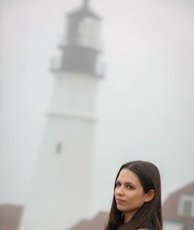 Imagen secundaria 2 - La autora ha recorrido las localidades de Cape Elizabeth y Portland y visitado el faro, la playa y un barrio de pescadores.