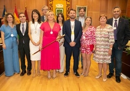 Los integrantes del equipo de gobierno de Calp.