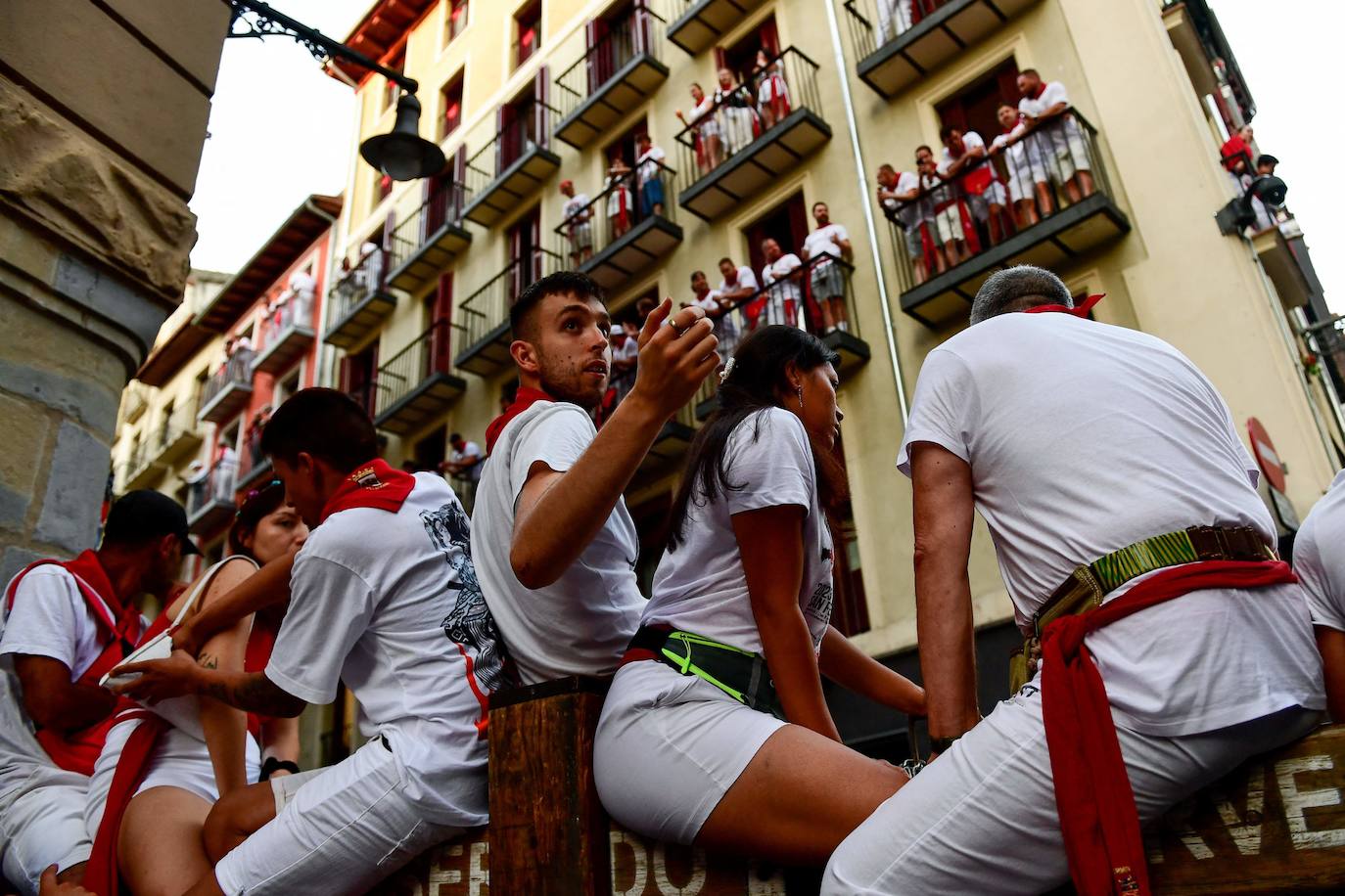 Emocionante tercer encierro en Pamplona