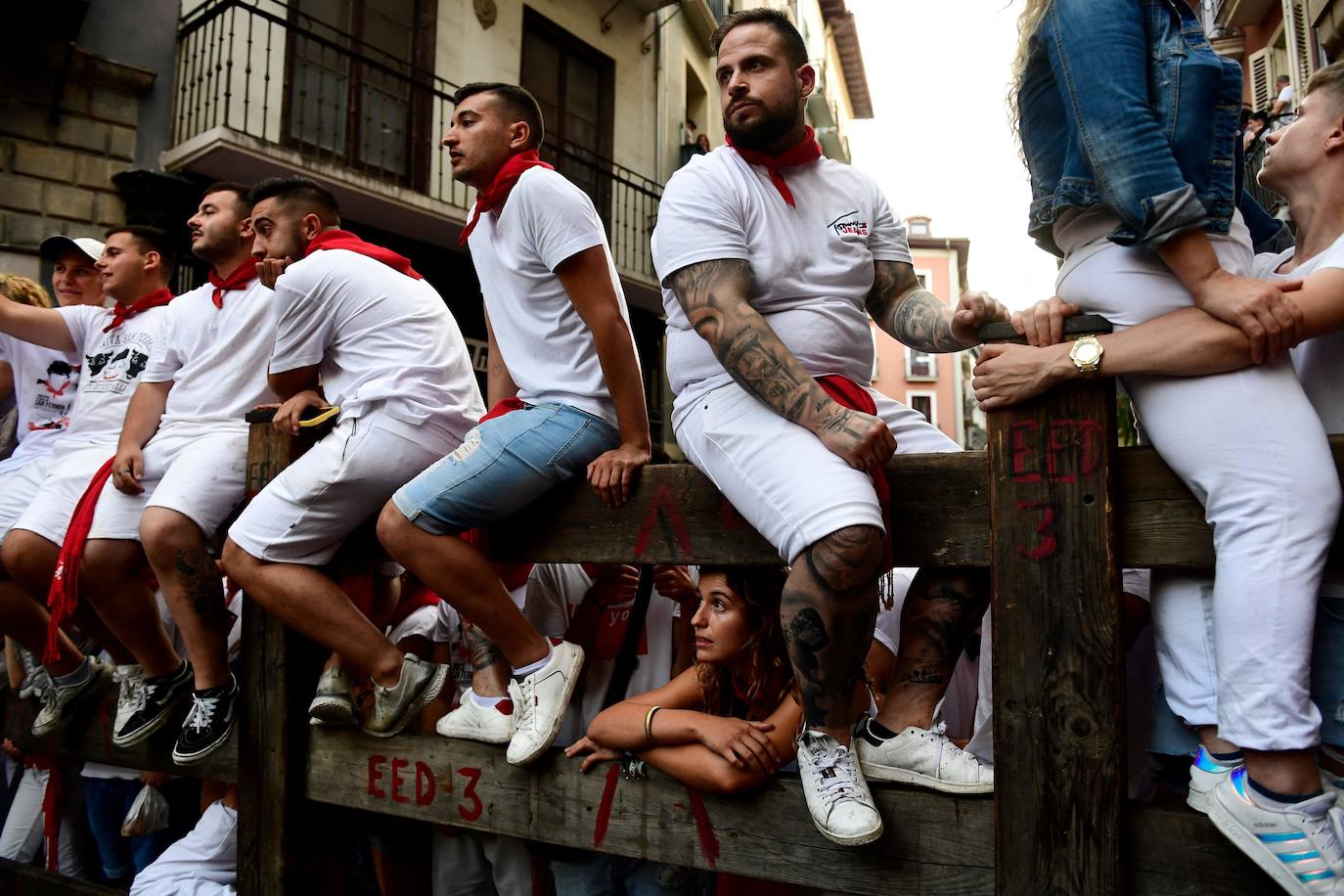 Emocionante tercer encierro en Pamplona