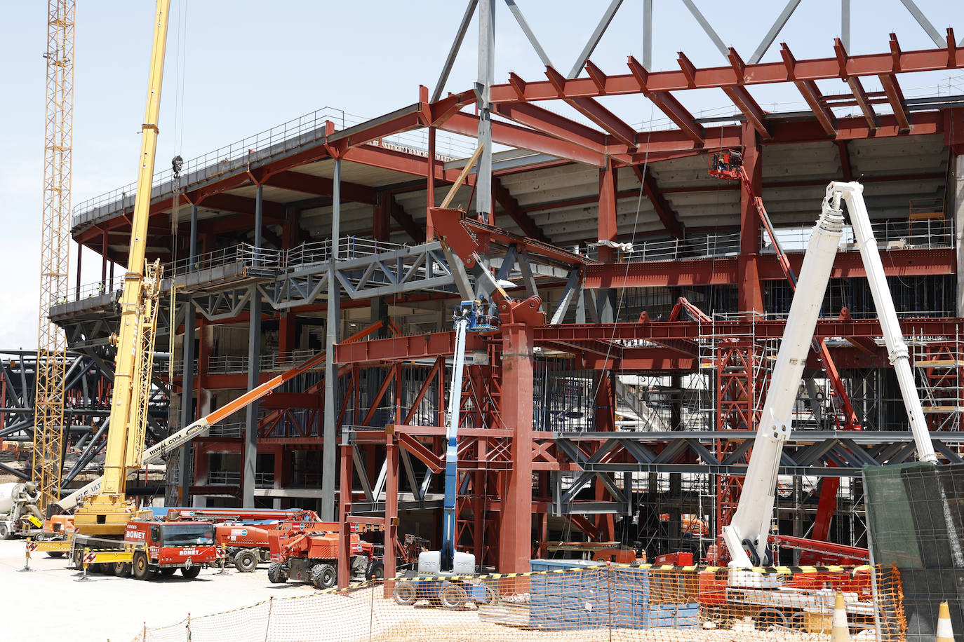 Así avanzan las obras del Roig Arena