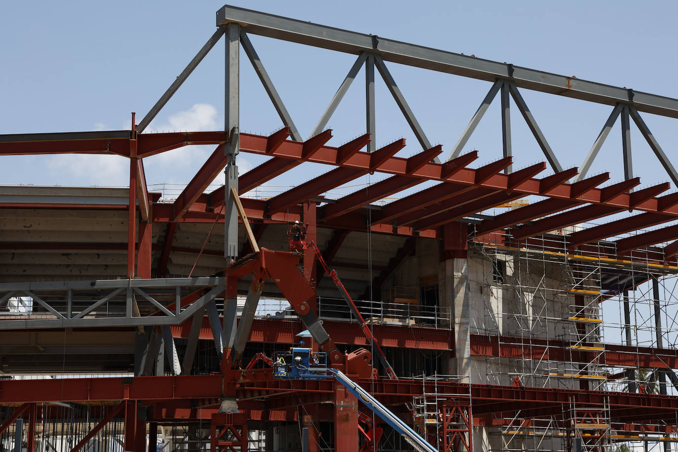 Así avanzan las obras del Roig Arena