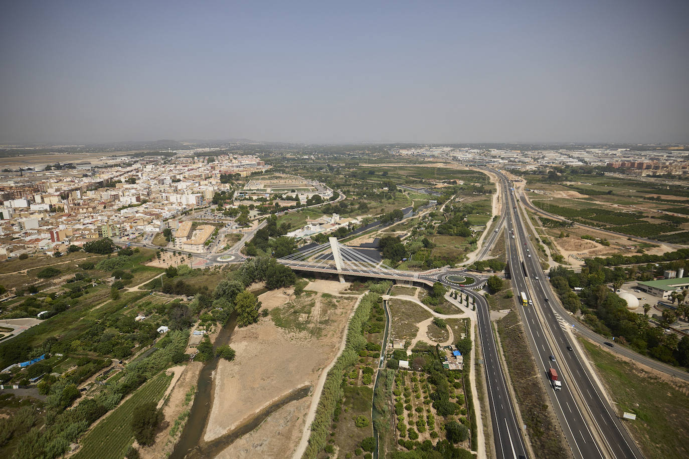 Valencia desde el helicóptero de la Guardia Civil