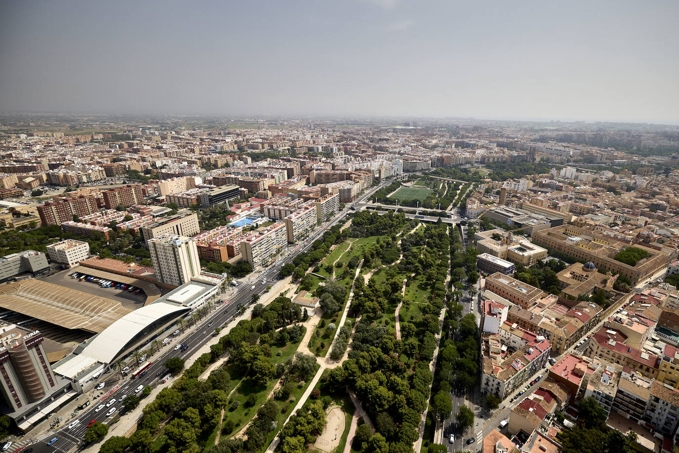 Valencia desde el helicóptero de la Guardia Civil