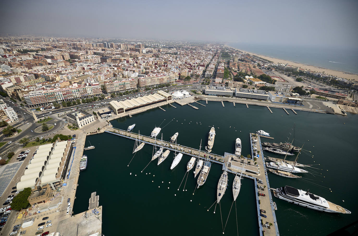 Valencia desde el helicóptero de la Guardia Civil