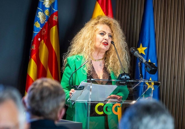 La presidenta del CGC, Inmaculada Sanfeliu,