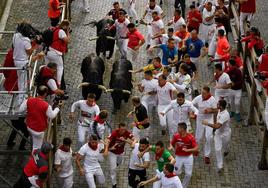 Séptimo encierro San Fermín 2023.