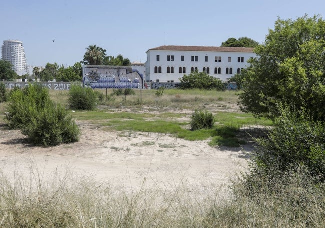 Solar que algún día albergará el 'megainstituto' de Patraix.