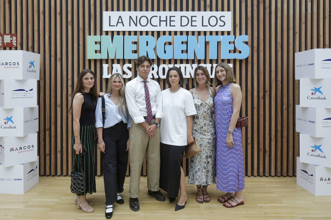 Alicia de la Barrera, Gisela Fuster, Jorge Pérez, Celia Barreña, Carolina Górriz y Carmen Llinás.