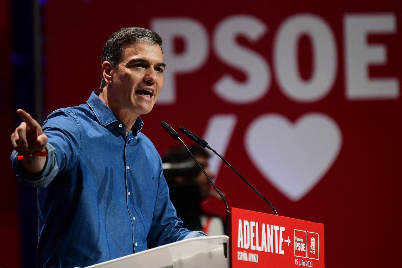 Así ha sido el mitin de Pedro Sánchez en Valencia con motivo de la campaña electoral