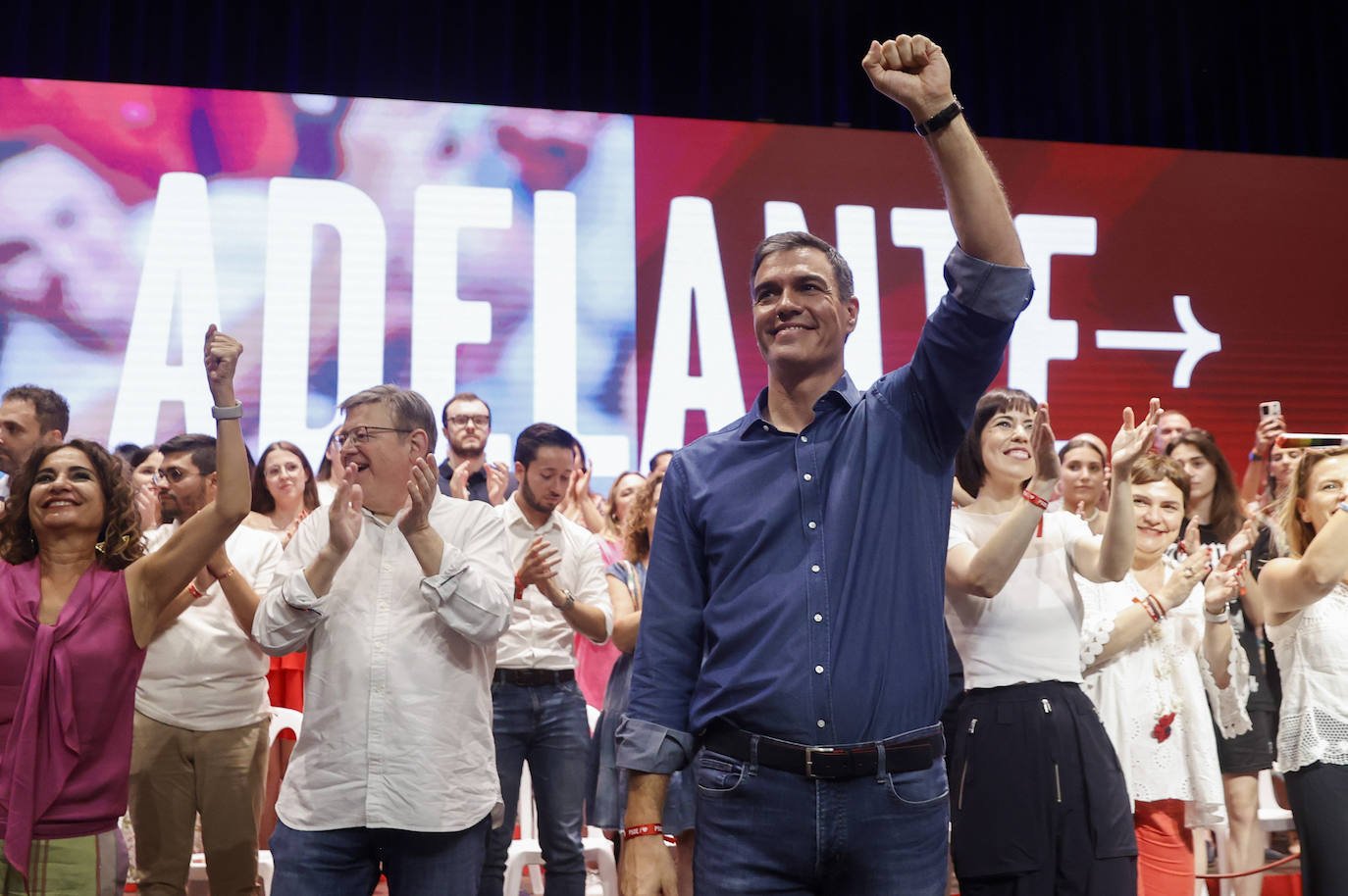 Así ha sido el mitin de Pedro Sánchez en Valencia con motivo de la campaña electoral