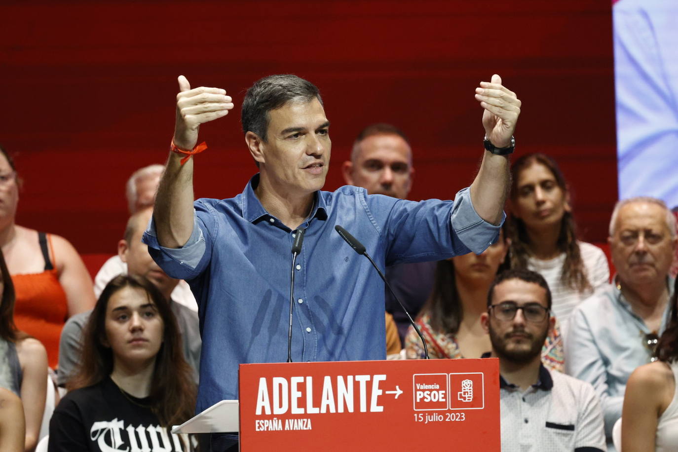 Así ha sido el mitin de Pedro Sánchez en Valencia con motivo de la campaña electoral