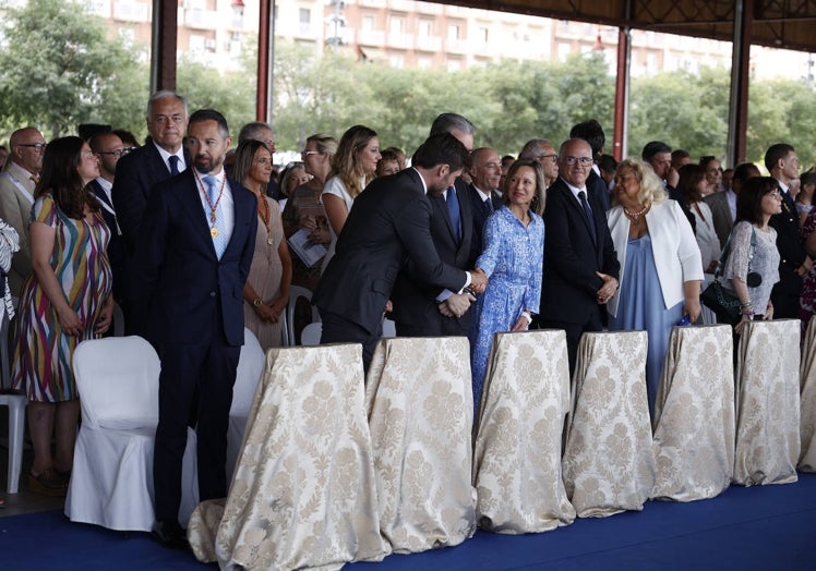 Autoridades asistentes a la celebración