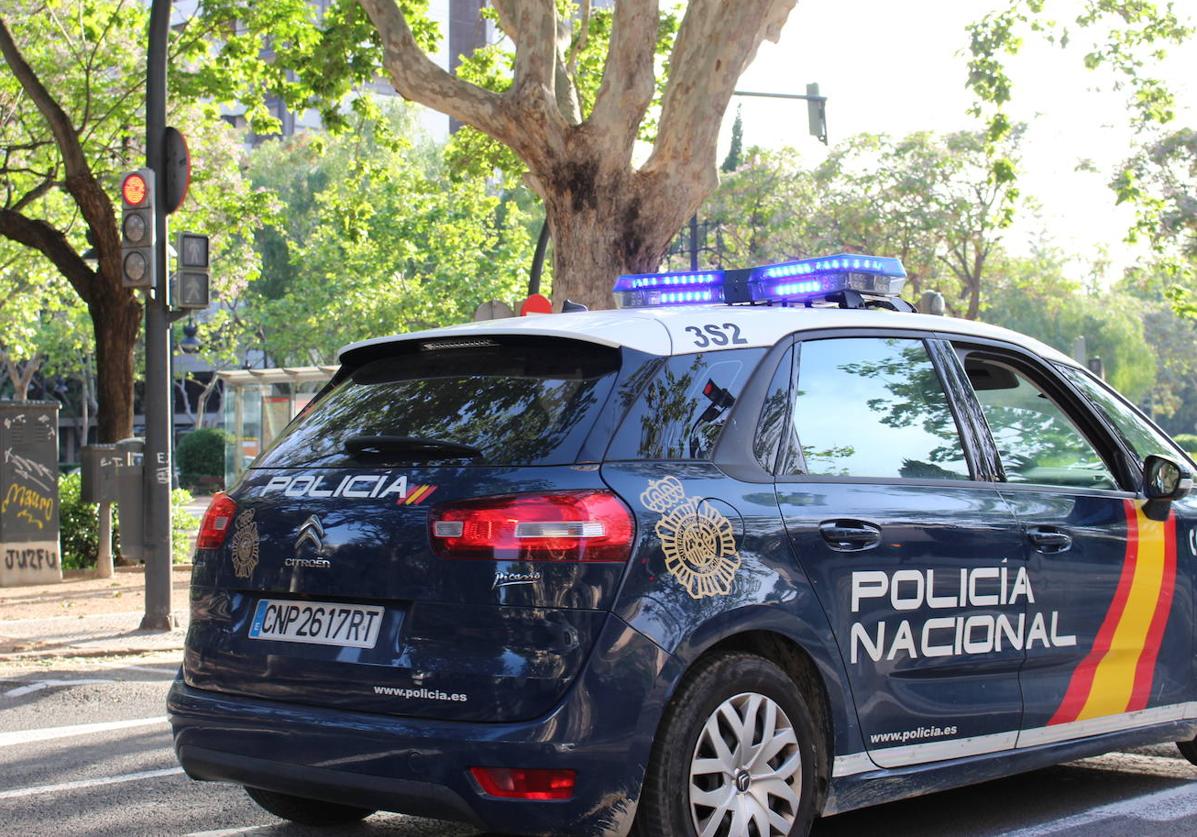 Un vehículo de la Policía Nacional.