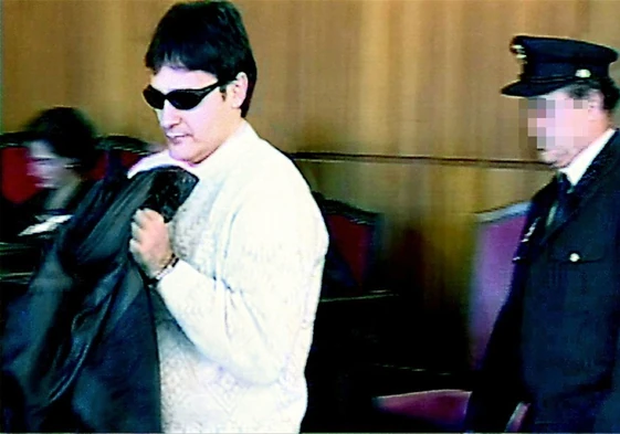 Joaquín Ferrándiz en una de las sesiones del juicio por los cinco asesinatos.