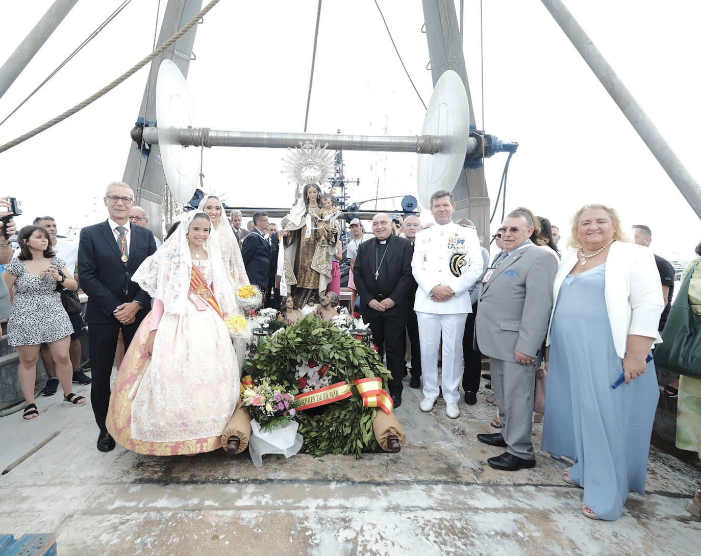 Valencia le rinde homenaje a la Virgen del Carmen