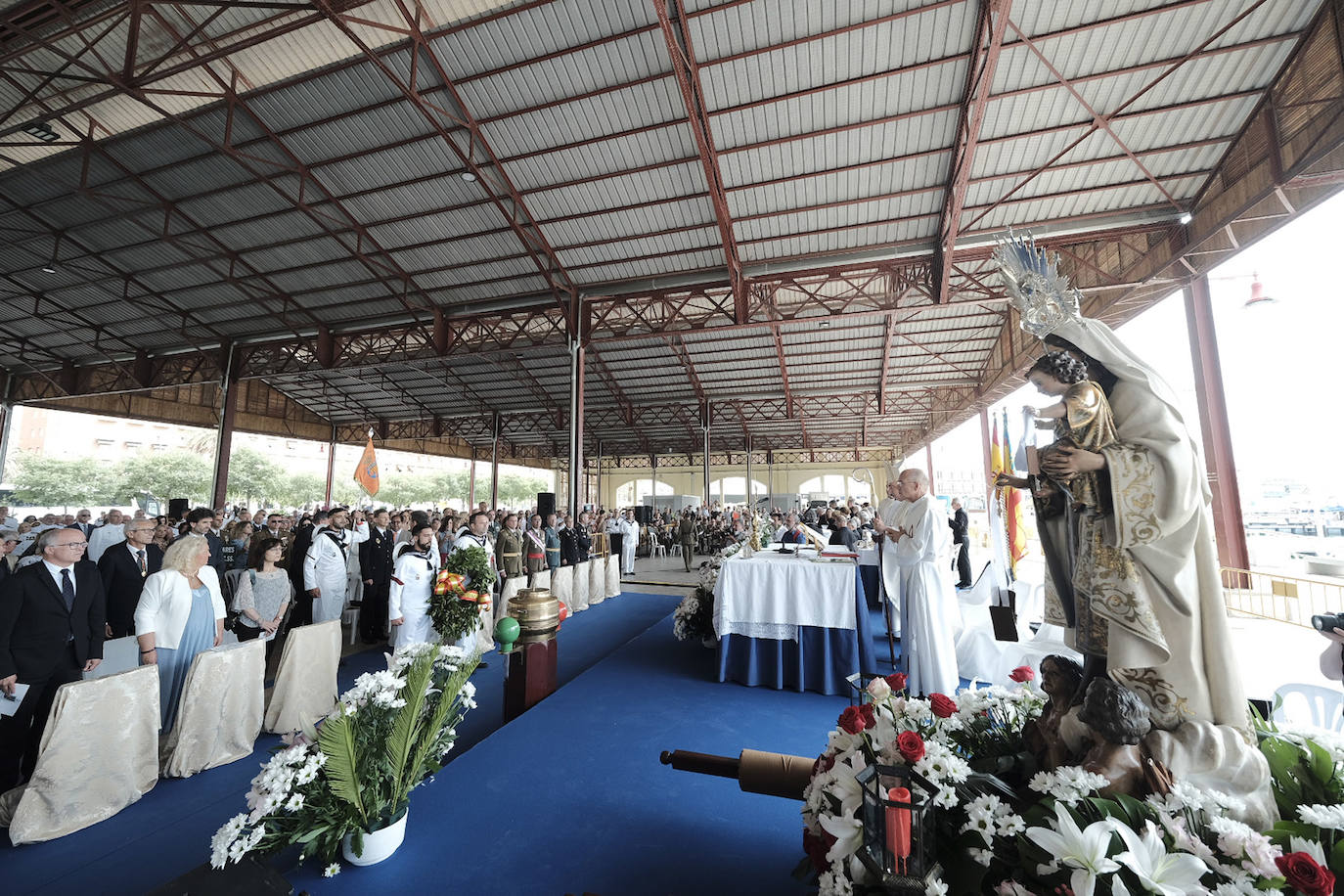 Valencia le rinde homenaje a la Virgen del Carmen