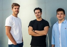 Fundadores de Macadam, Louis Roblin, Benjamin Daudignac y Baptiste Vilain.