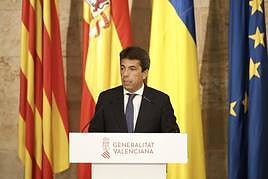 Mazón sitúa a Camarero como vicepresidenta y Merino será portavoz y la primera consellera de Hacienda de la historia