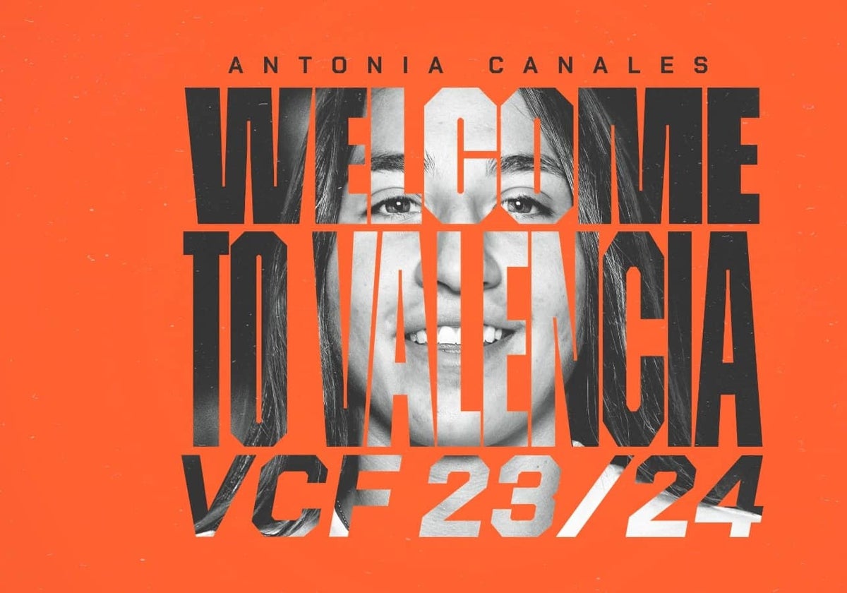 Antonia Canales, nueva jugadora del Valencia