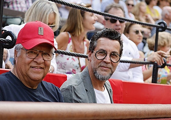 El chef Quique Dacosta no quiso perderse la tarde de toros.