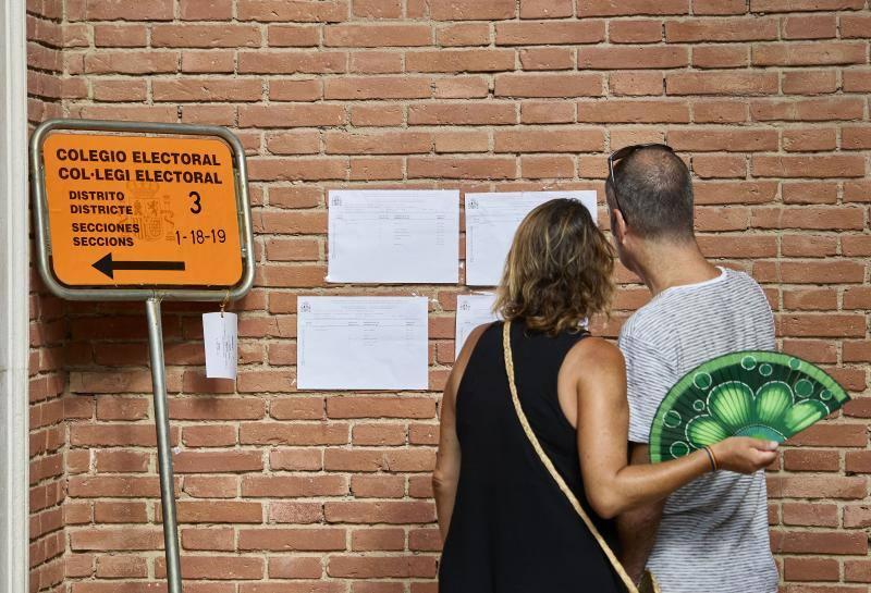 Las mejores imágenes de la jornada electoral en Valencia