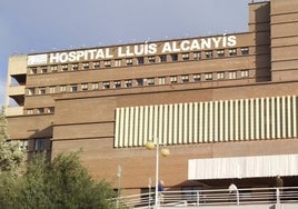 El hospital Lluís Alcanyís de Xàtiva.