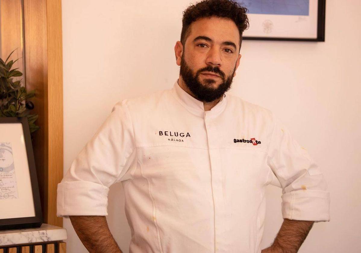 Diego René, al frente del restaurante Beluga de Málaga.