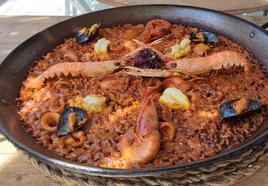 Paella de marisco