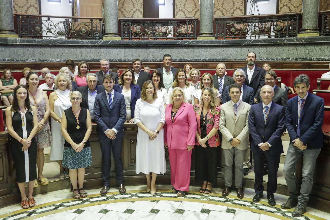 Los alcaldes de las 15 pedanías de Valencia