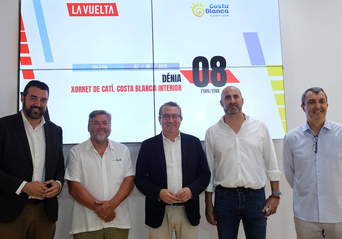 Un momento de la presentación de la etapa de La Vuelta 2023.