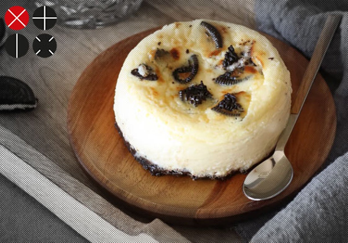 Tarta de queso con oreo de Tartulia.