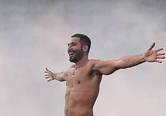 El actor Miguel Ángel Silvestre en la Serra d'Espadan.