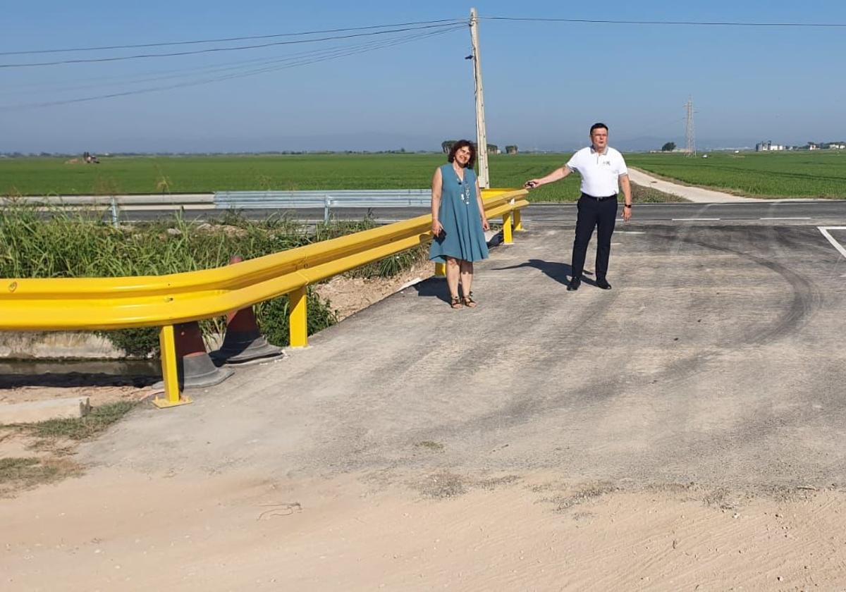 Zona donde se ha construido el puente.