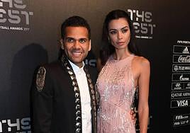 Joana Sanz y Dani Alves en una imagen de archivo.