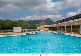 Piscina municipal en Gandia.