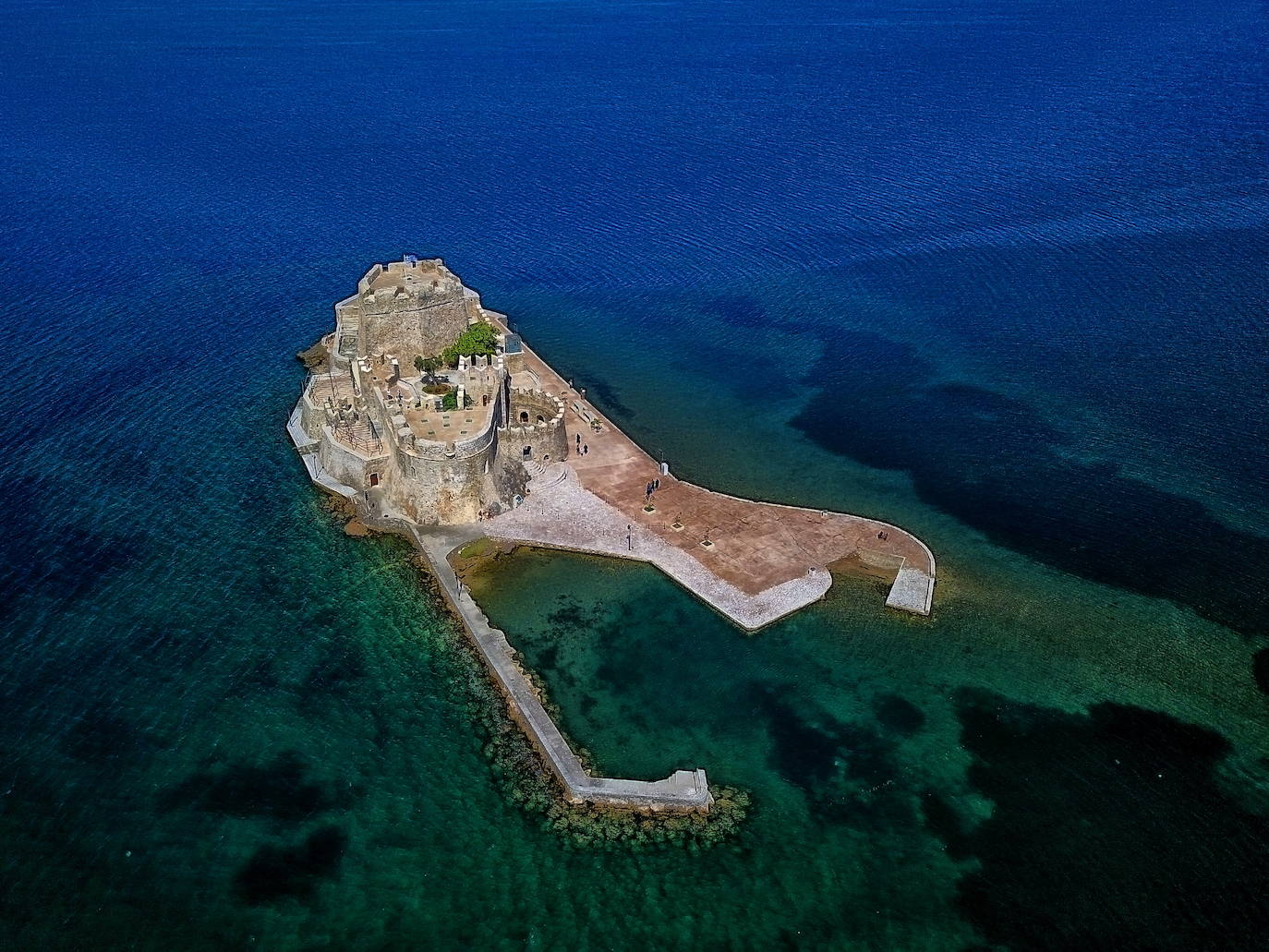 El castillo de Bourtzi, en Grecia, se abre al turismo