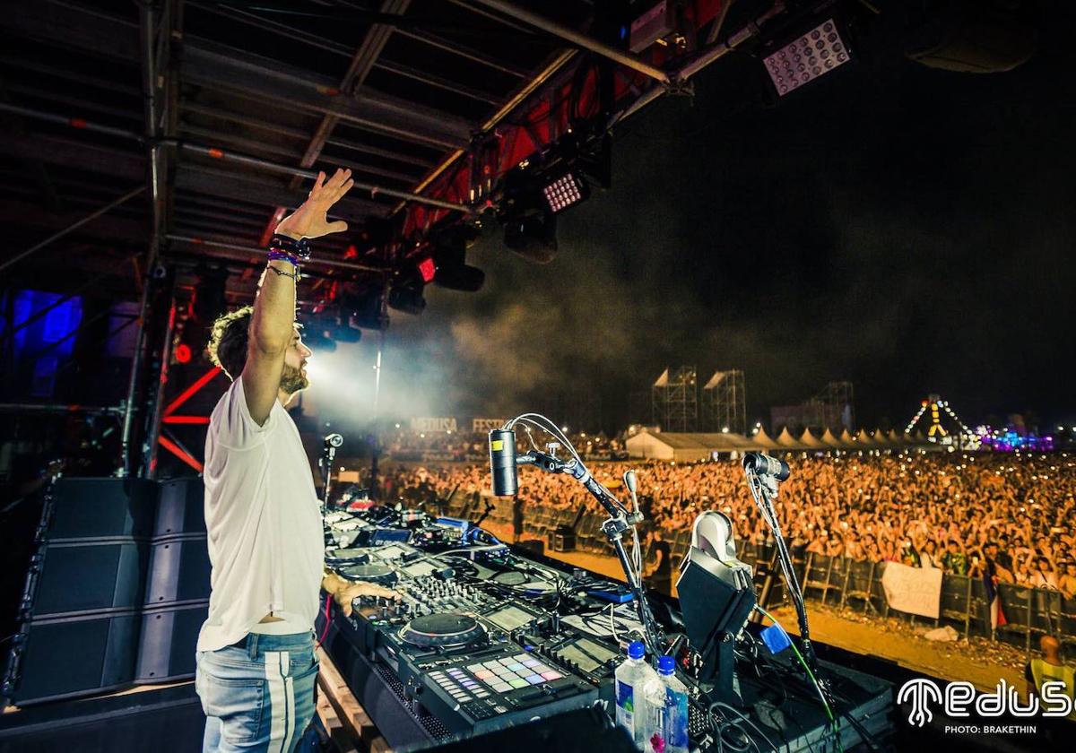 David Guetta en el 'Medusa Sunbeach Festival' en 2018