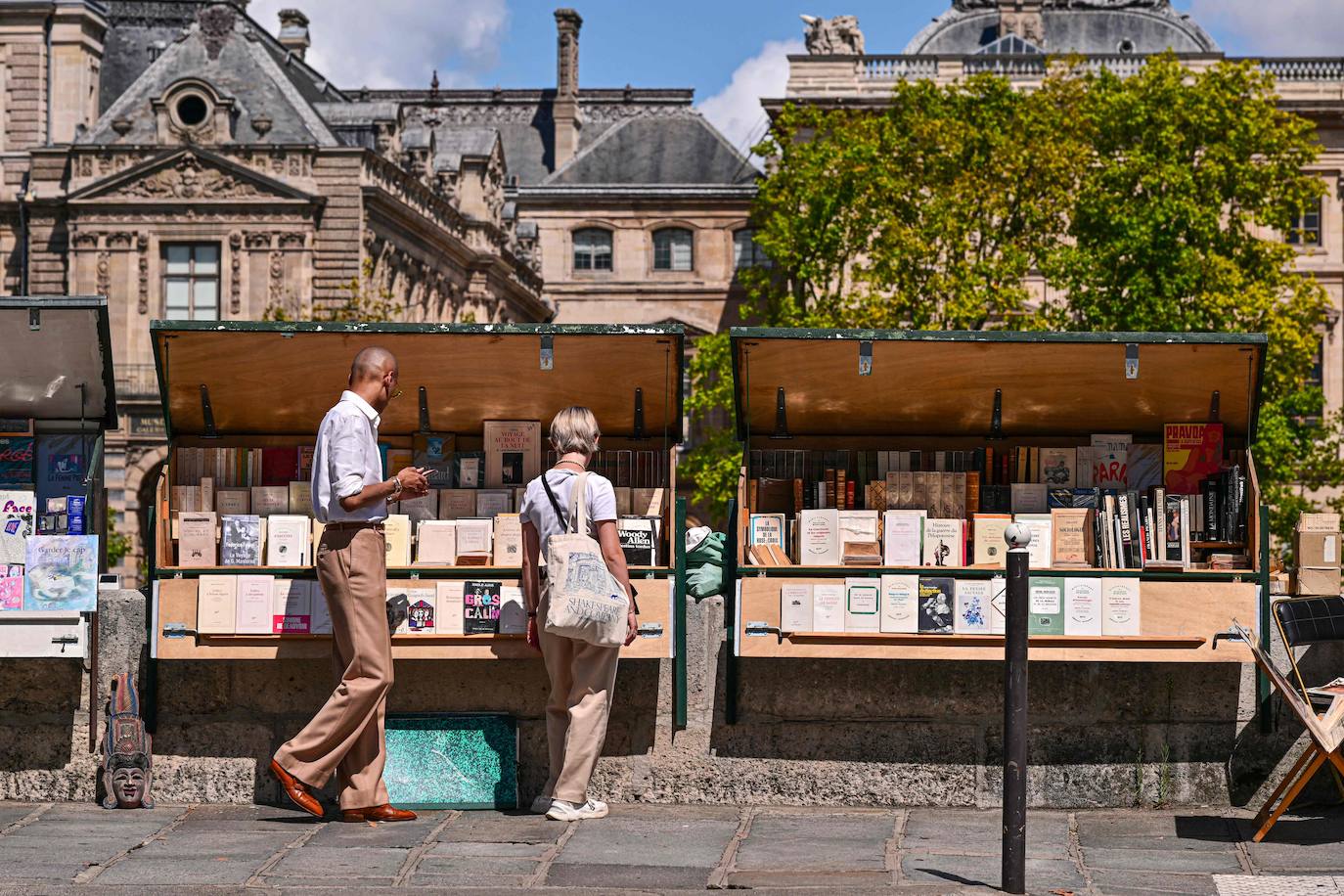 Los &#039;bouquinistes&#039; del Sena, todo un símbolo de París