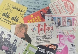 Varias entradas de conciertos de grandes artistas en Valencia